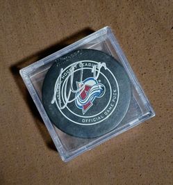 Nick MacKinnon Autographed Puck