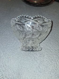 Vintage Crystal Candy Dish