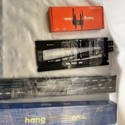 Tv Hangers (4 ) $15 Each Or $50 For All