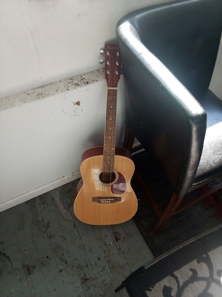 Adam And Spectrum Acoustic Guitars