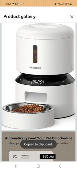 PETLIBRO Automatic Cat Feeder – 3L Programmable Pet Food Dispenser with Freshness Preservation, Timed Portion Control, Voice Meal Call & Dual Power Su