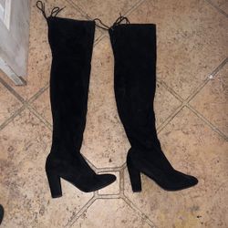 Knee-High Black Boots