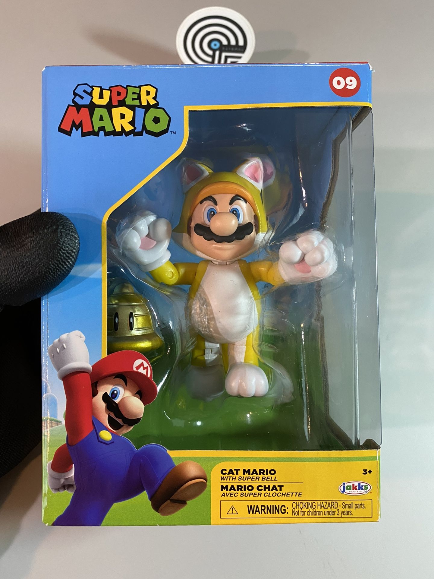 World of Nintendo 4 Figures Cat Mario w/ Bell 