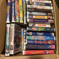 Opened Disney VHS 
