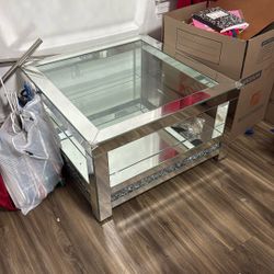glass coffee table