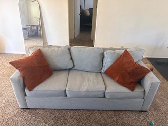 Grey blue couch/bed