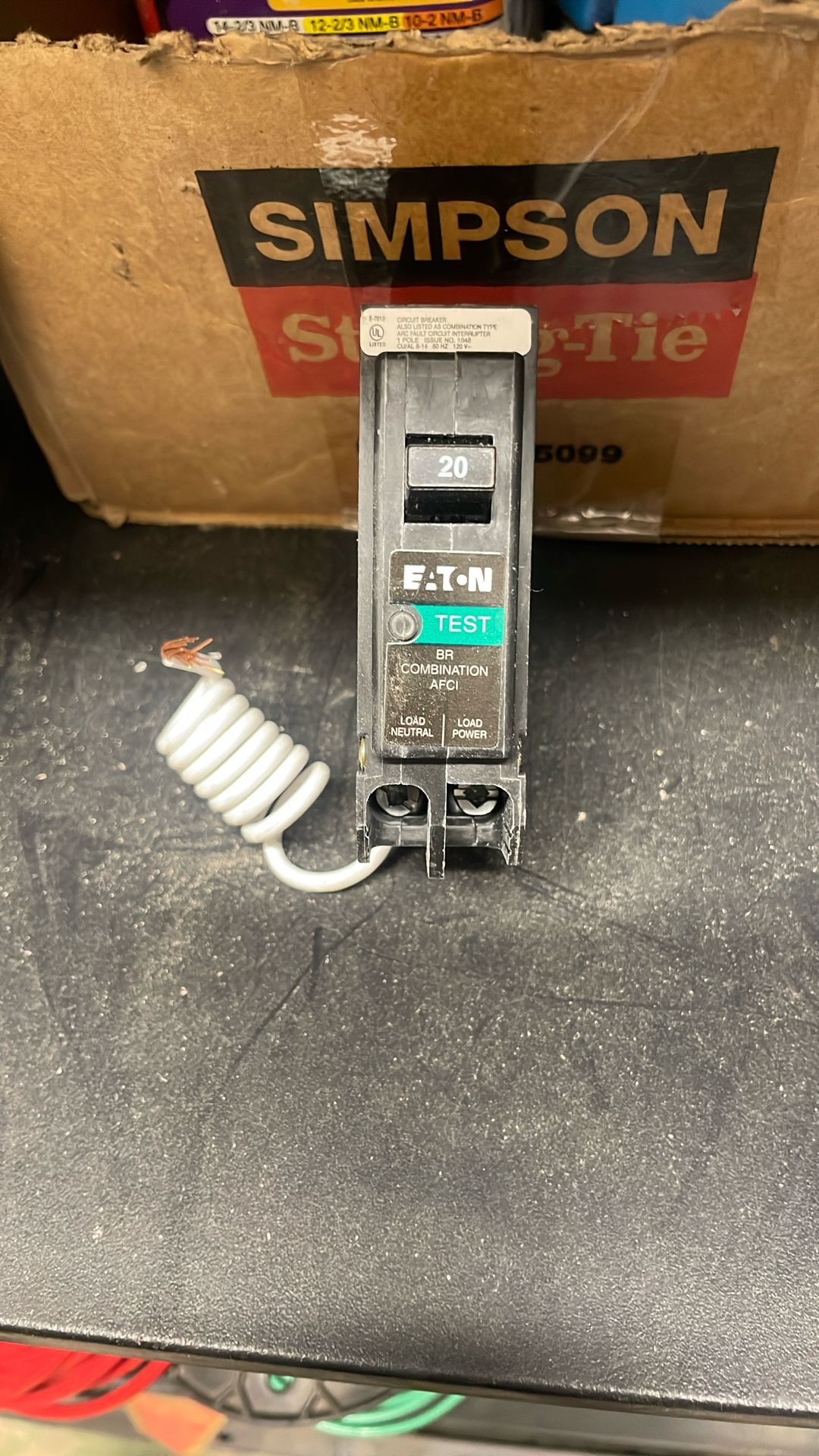Eaton 20 Amp BR combination AFCI  CIRCUIT BREAKER
