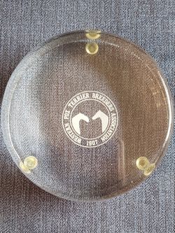 4 Inch Smooth Wire Fox Terrier Club Paperweight Dog Show Trophy Read Below