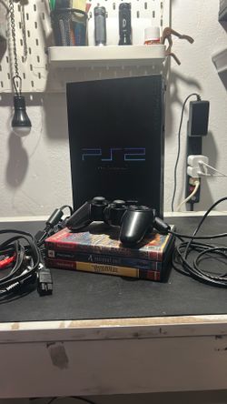 PS2 with games