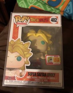 SDCC Super Saiyan broly funko pop
