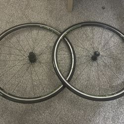700c bontrager road bike rims and tires 