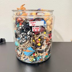14 Pounds Of Mystery Jewelry! Vintage To Modern Lot of Wearable, Craft