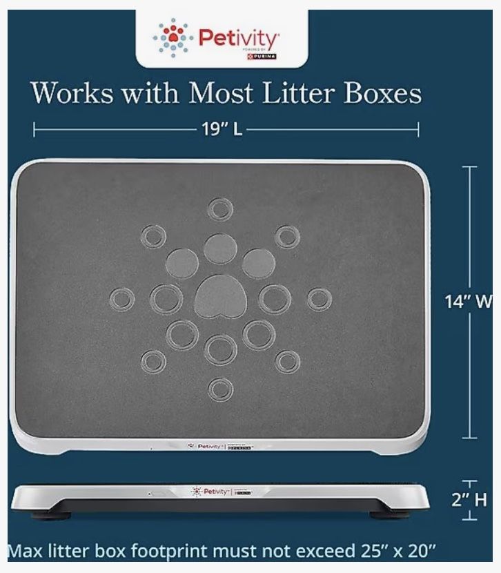 Pet litter box smart scale petivity