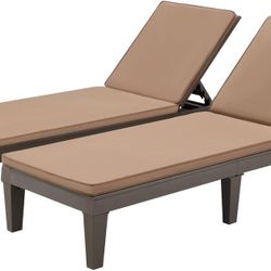 Oasis Retreat Chaise With Adjustable Back