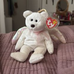 1998 Halo Beanie Baby with errors 