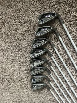 Ladies PING Rhapsody Purple Red Dot PING ULT 129i L-Flex 5-SW RH Iron Set
