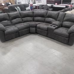 Reclining Sectional In Stock For Immediate Delivery 