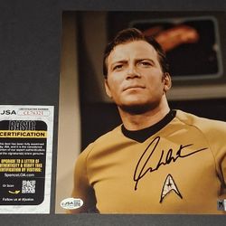 🔥 William Shatner autographed 8x10 JSA COA 🔥