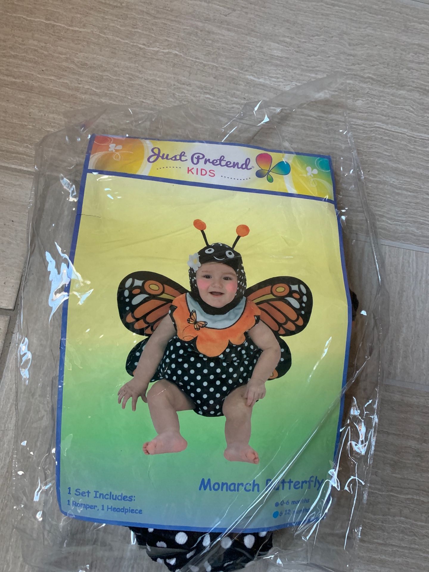 2 piece baby butterfly costume 6-12 months