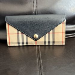 Authentic Burberry Wallet With COA