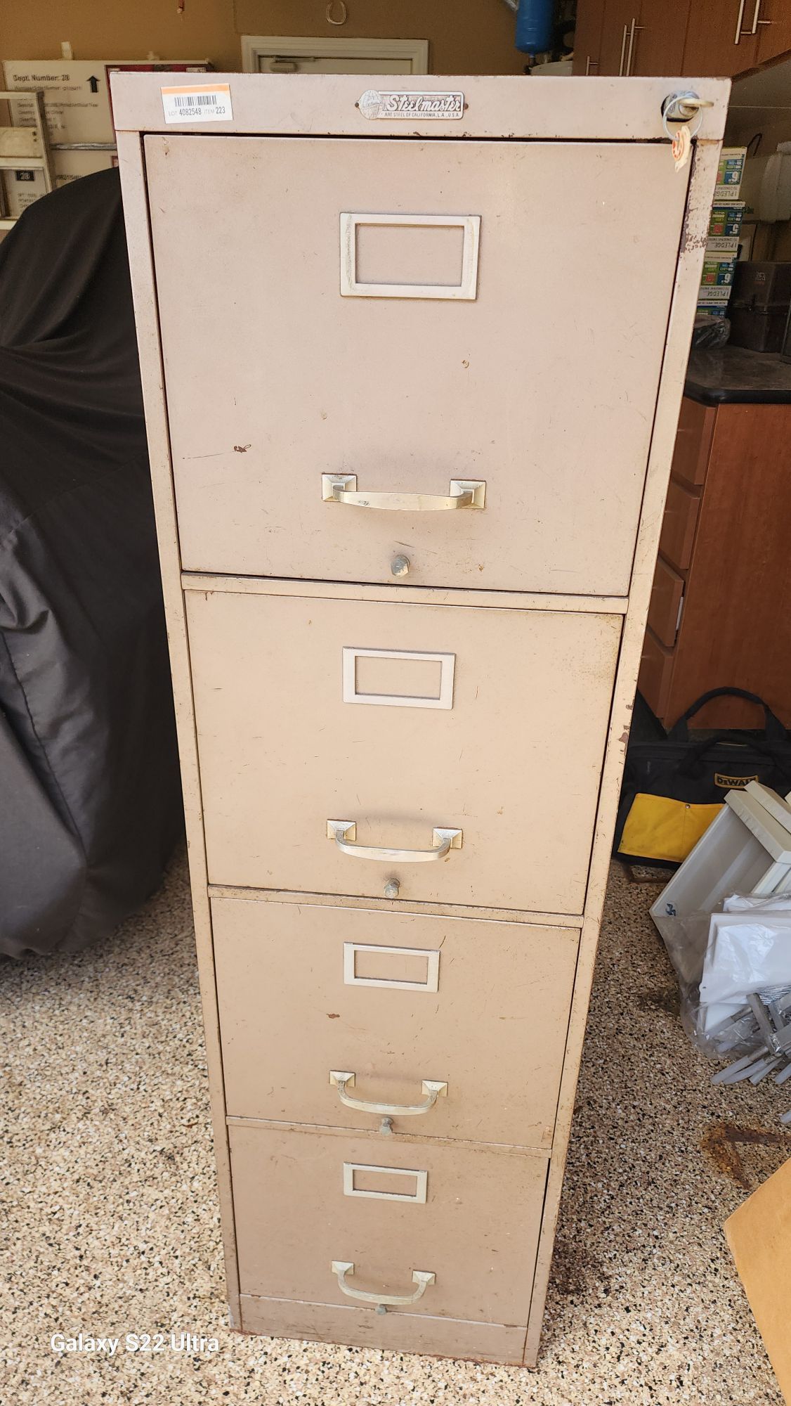 4 drawer Large Steel File cabinet