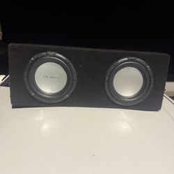 Dual 10” Almani S7 2000 Watt Subwoofers