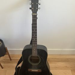 Fender Acoustic Guitar Black 