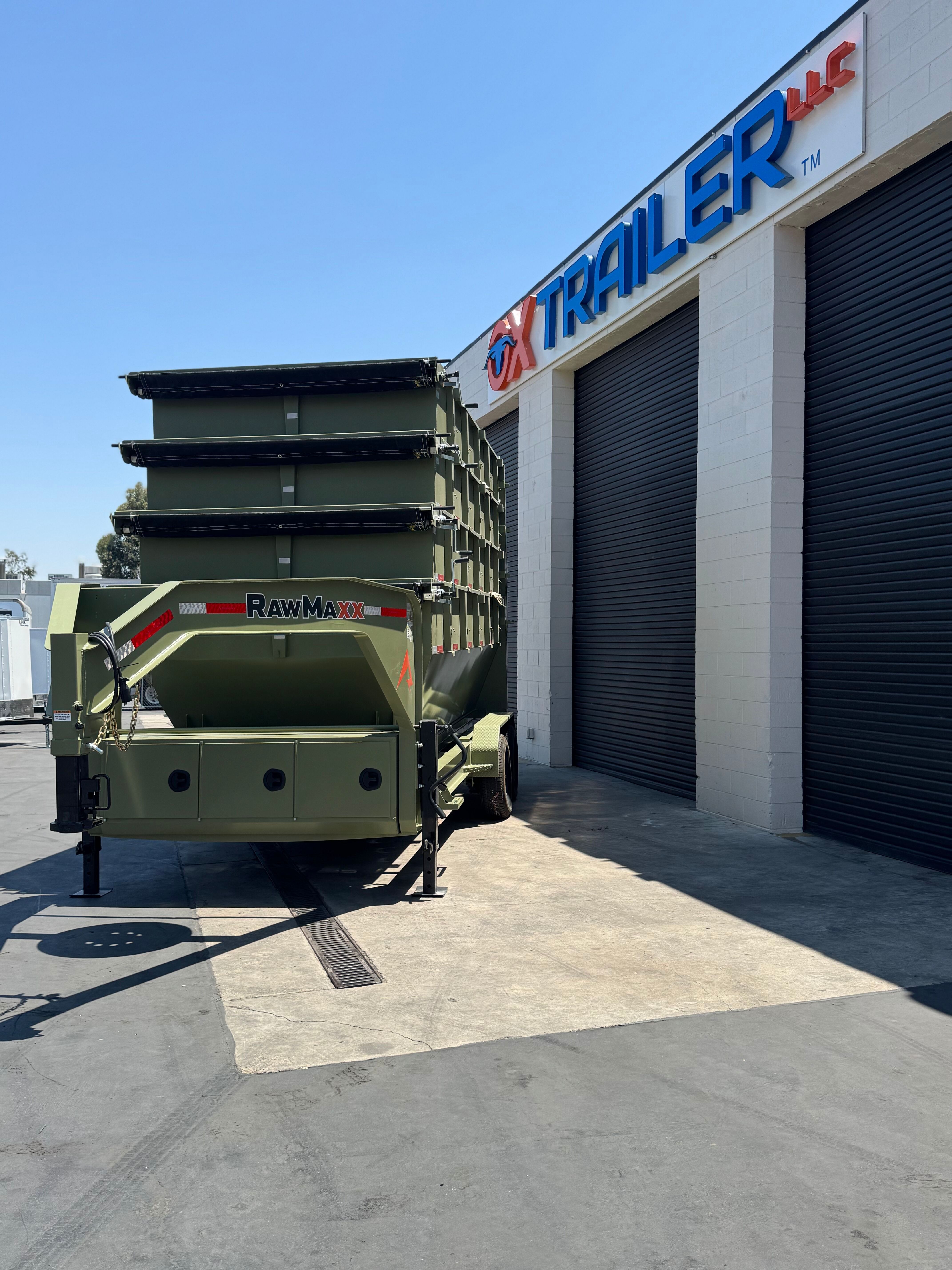 2026 Rawmaxx Roll off 7x16 14k GVWR