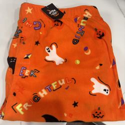 New Mens Hyde And Eek Target Halloween Ghost Bat Fleece Family Pajama Pj Pants L tall