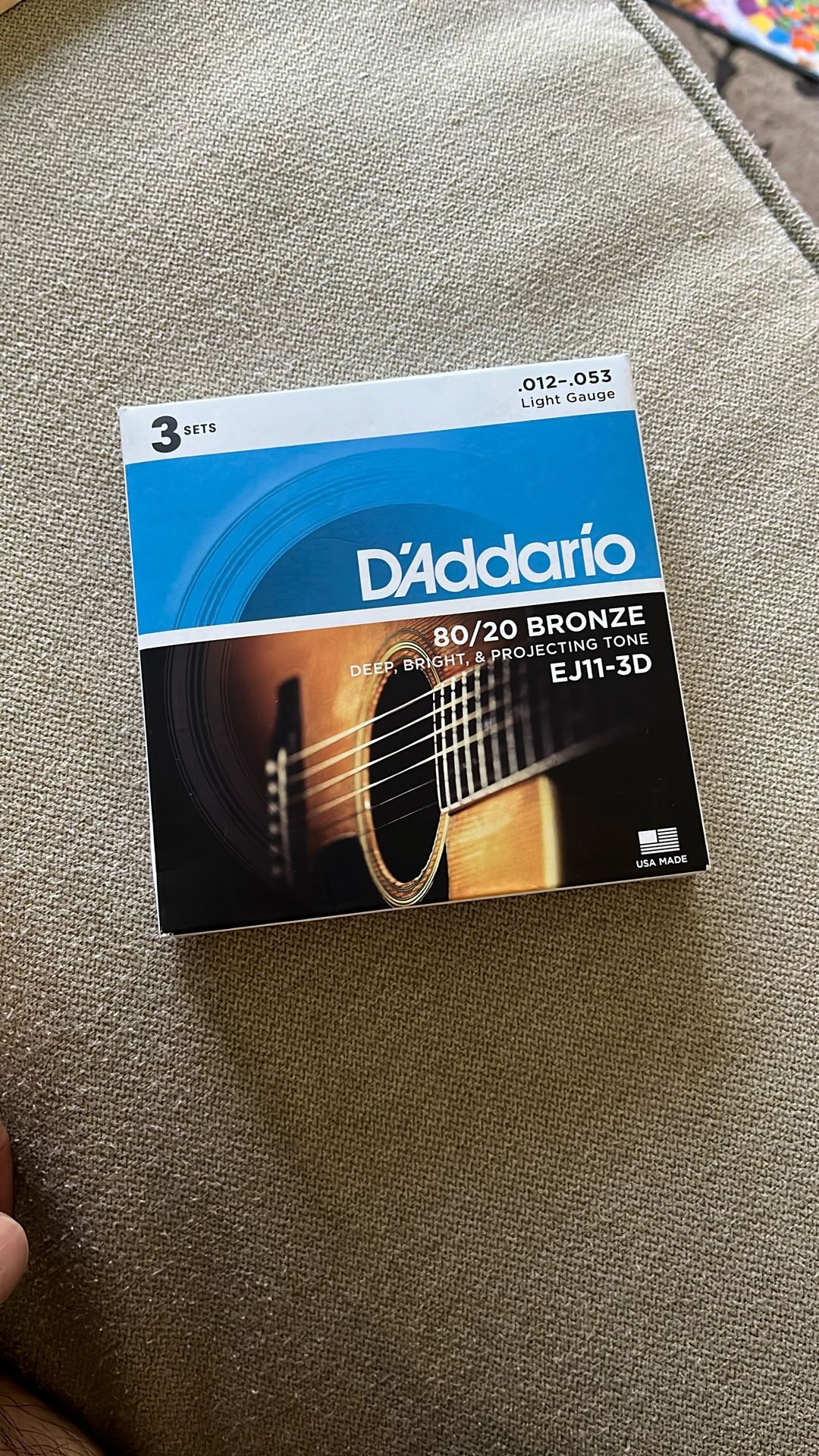 D’Addario Acoustic Guitar Strings 12-53