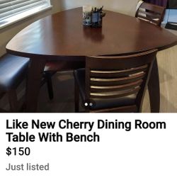 Dining Room Table With Bench 