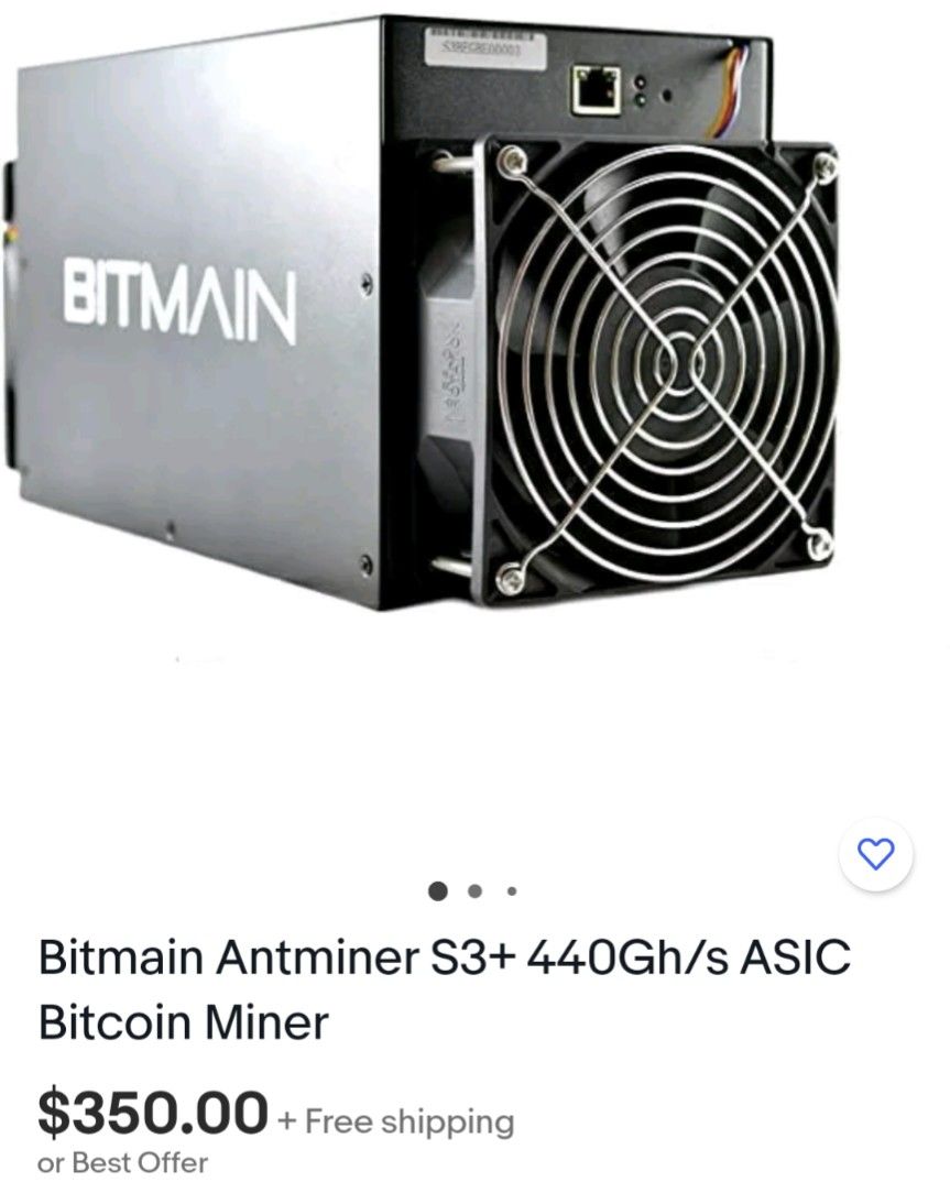 Bit main Antminer S3 With Power Supply