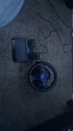 Racing Wheel + Pedals + Shifter – PS3/PS2/PC