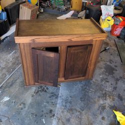 Home Made Fish Tank Cabinet
