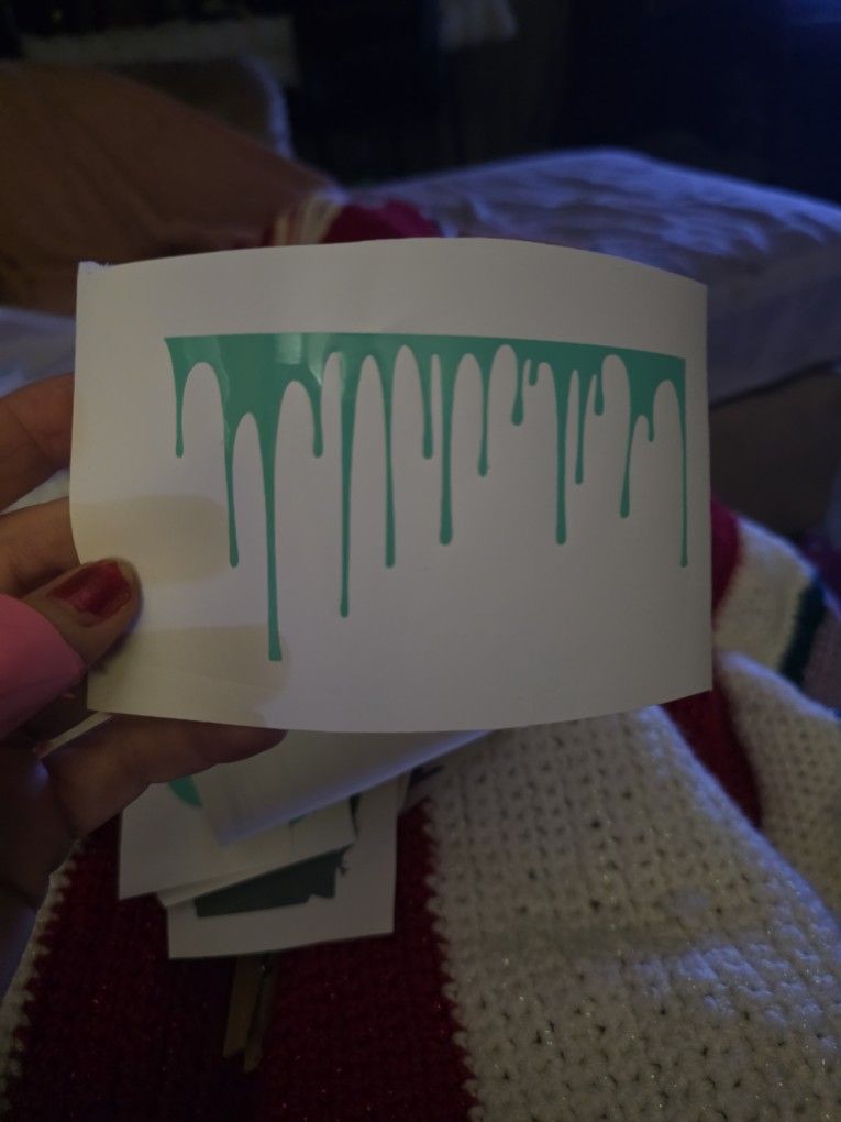 Paint Spill Sticker 4"