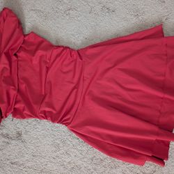 Short Red Dress Large New