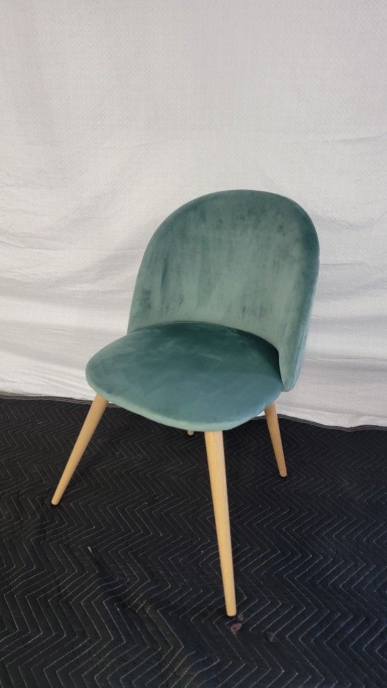 Green Velvet Dining / Accent / Desk Chair