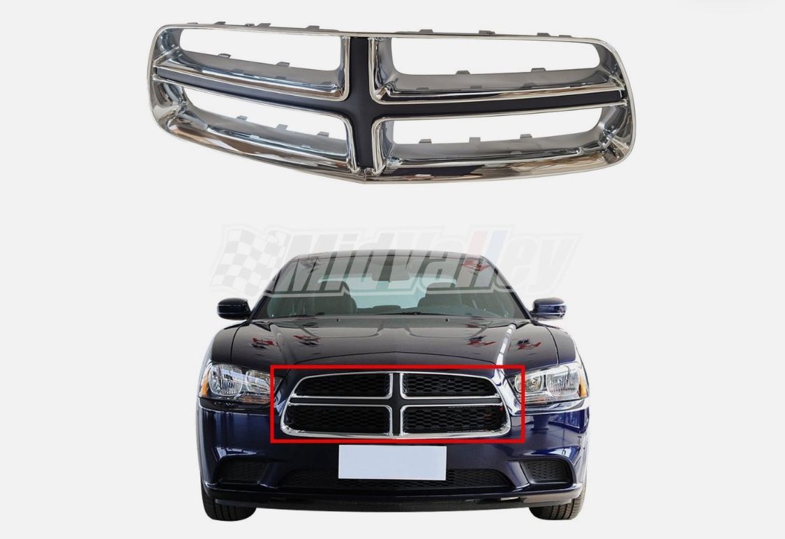 2011-2014 Dodge Charger Upper Grill Replacement