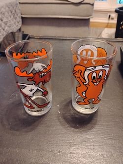 Vintage glass cups