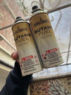 Two cans of butane
