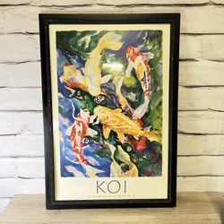 Watercolor Print Koi Fish Tracy Reid Poster Wall Art