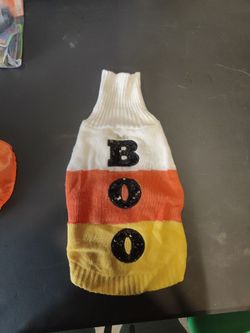 Medium Halloween Dog Costume Candy Corn