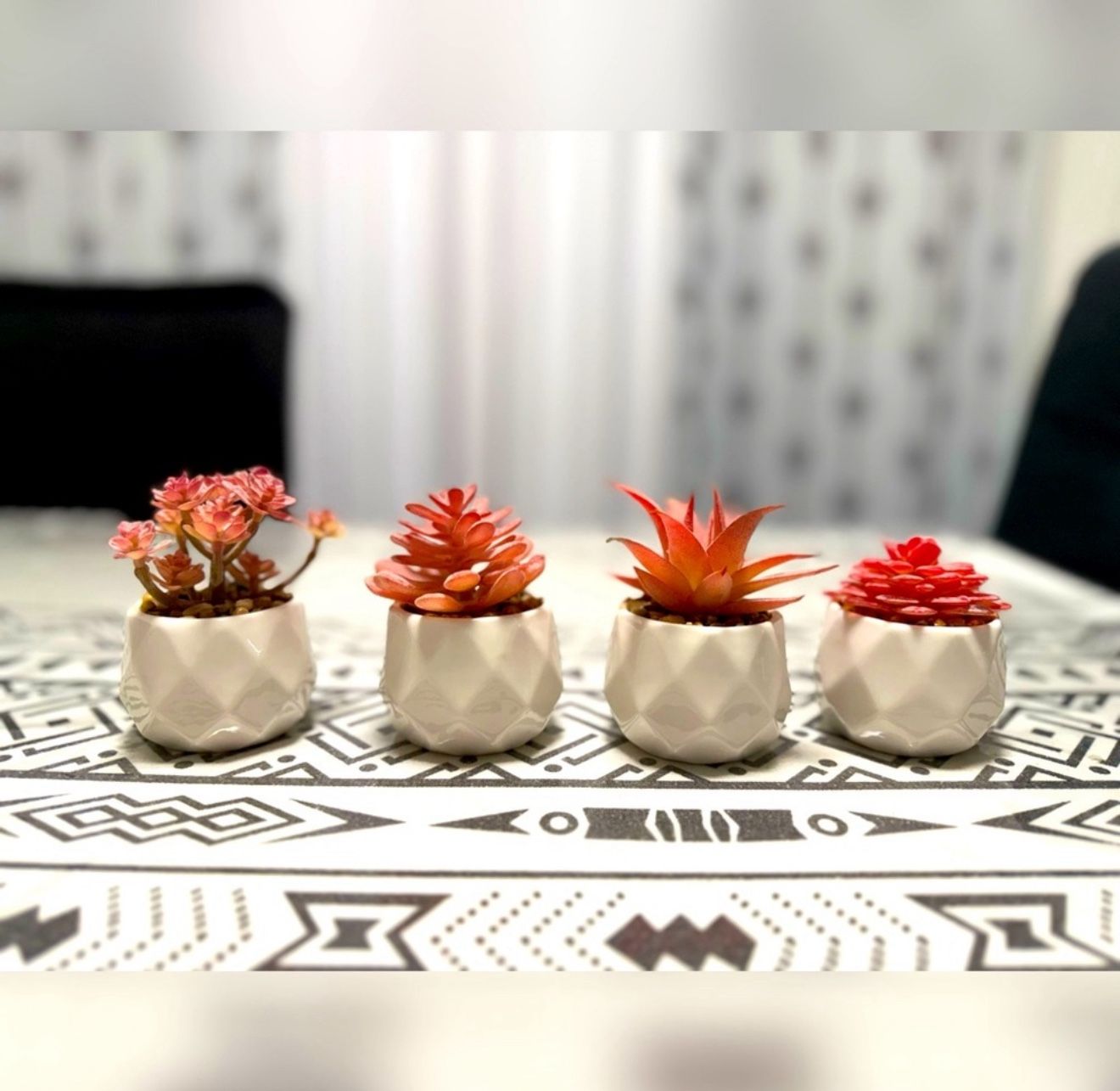 Mini Artificial Pink Succulents Plants (Set of 4 ) $15 OBO