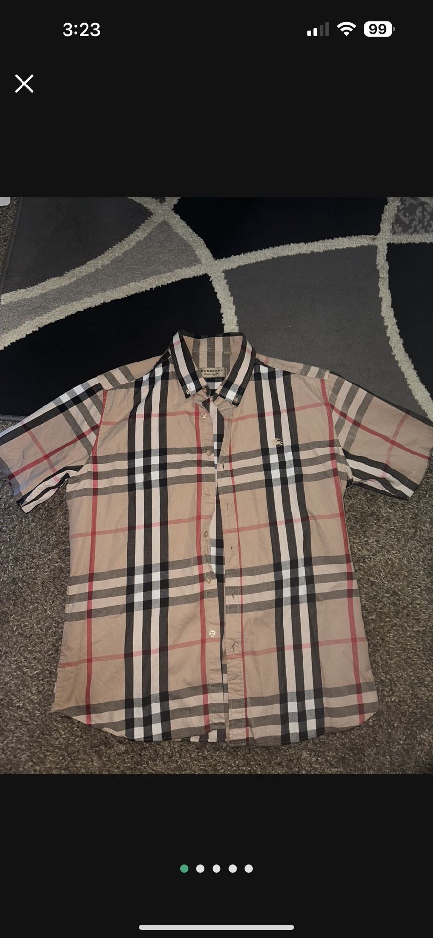 Burr berry And Versace Shirts