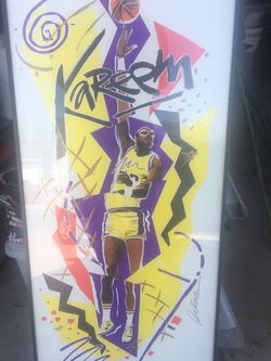 Kareem Lakers Poster