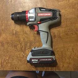 Craftsman Bolt-On 20V Max Lithium Ion Drill/Driver