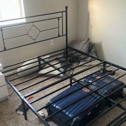 FULL Size Bed And Frame Mattress Too 