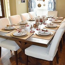 Custom Designed Farmhouse Dining Tables. 