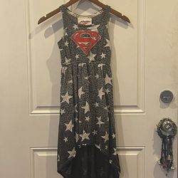 Girls Size Small / 6 Superman Dress
