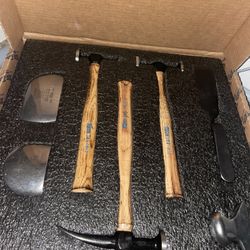 Martin 7pc Hickory Handle Body Fender Hammer-Dolly Set
